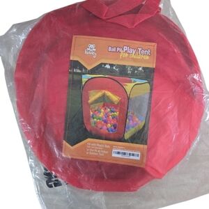 Red Learning Pop-Up Tent for Kids